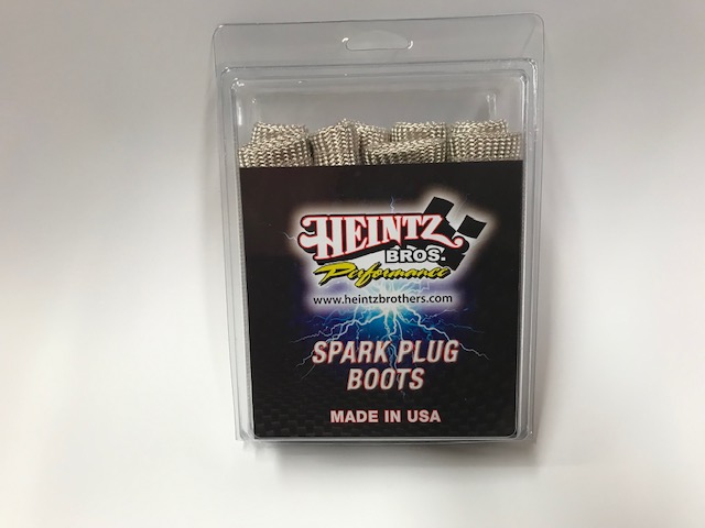 SILVER SPARK PLUG HEAT BOOTS SET OF 8